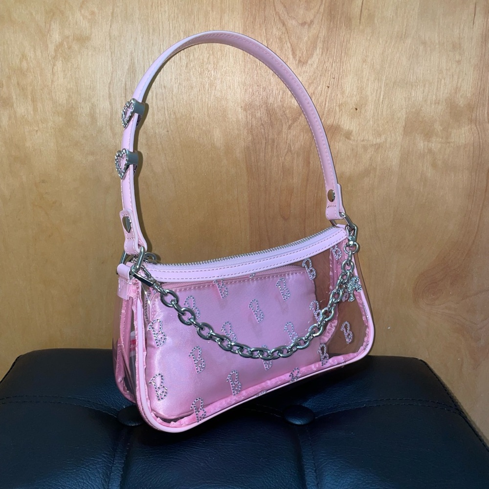 Barbie Aldo Pink/Clear Shoulder Bag